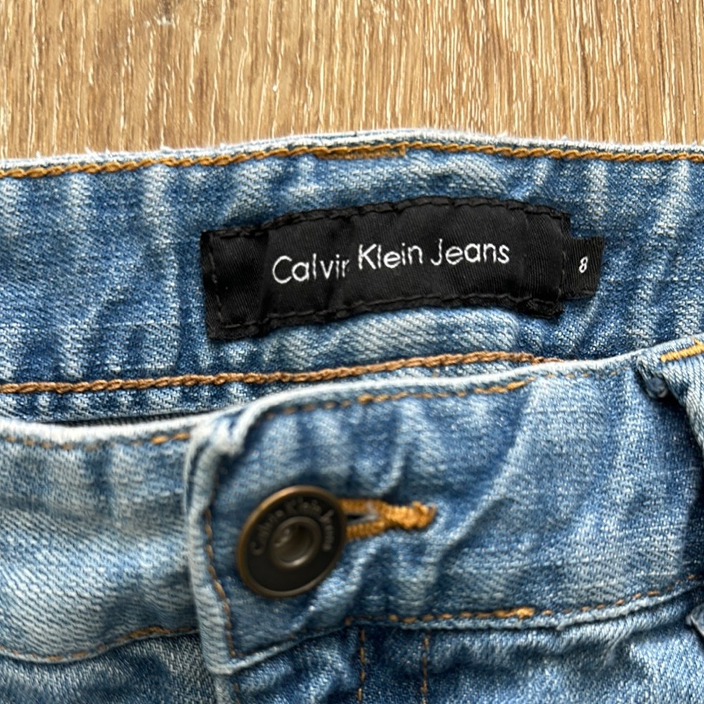 Upcycled Calvin Klein Patchwork Distressed Women'… - image 2